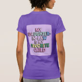 義理の娘は子お気に入りのだ Tシャツ (裏面)