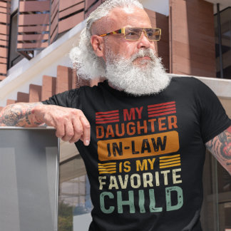 義理の娘は子お気に入りのレトロ Tシャツ