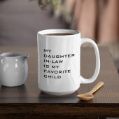 義理の娘は子お気に入りの供カスタム ツートーンマグカップ
