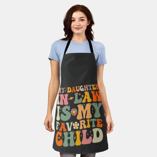 義理の娘は子どもが大お気に入りの虫だ エプロン (着用した状態)