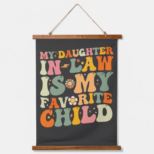 義理の娘は子どもが大お気に入りの虫だ 吊り下げ型タペストリー (正面)