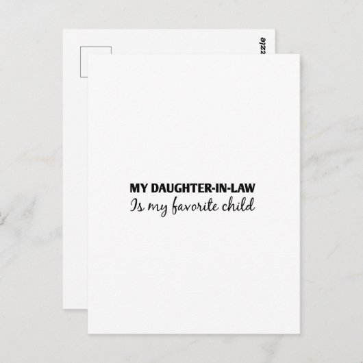 義理の娘は私の子お気に入りのだ ポストカード (正面/裏面)