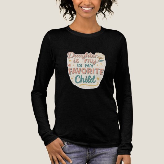 義理の娘は私の子お気に入りのタイポグラフィ トライブレンドＴシャツ (正面)