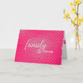 義理の娘水玉模様 カード (黄色い花)