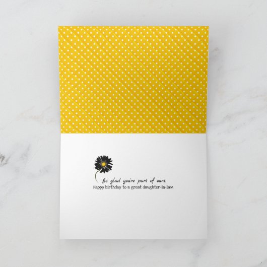 義理の娘水玉模様 カード (内部)