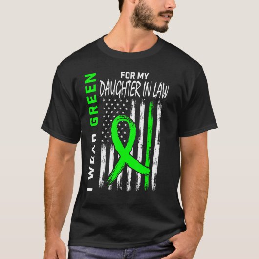義理の娘腎疾患脳性麻痺 Tシャツ (正面)