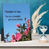 義理の娘、あなたは…の美しい部分である。 フォトプラーク (側面)