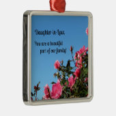 義理の娘、あなたは…の美しい部分である。 メタルオーナメント (右)