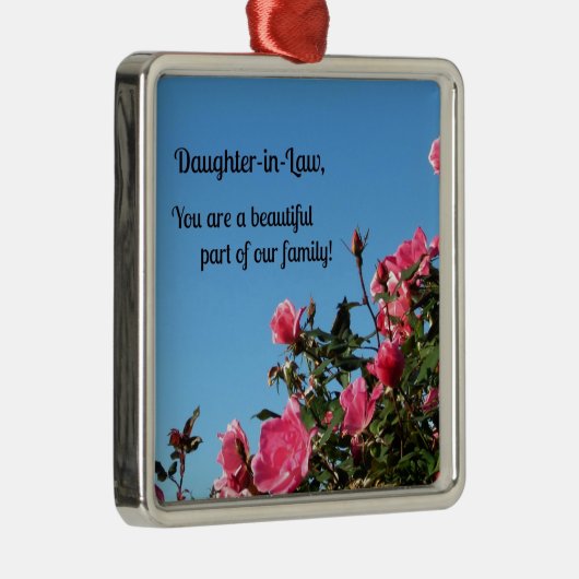 義理の娘、あなたは…の美しい部分である。 メタルオーナメント (右)