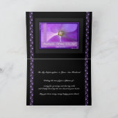 義理の娘 & 新しい夫婦の結婚おめでとう カード (内部)