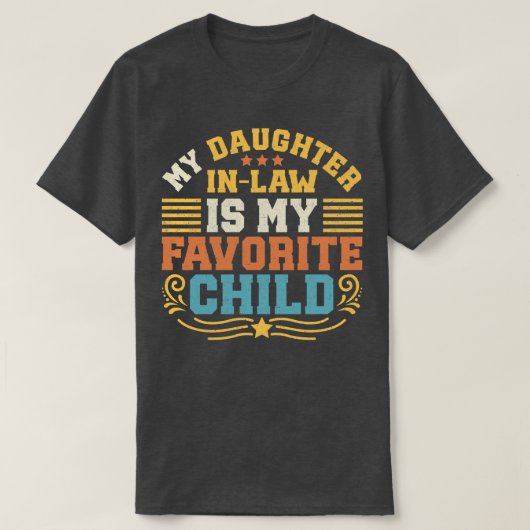 義理の娘 Tシャツ (デザイン正面)