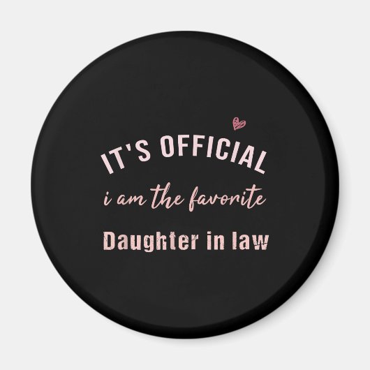 義理の娘Morからの誕生日クリスマス マグネット (正面)