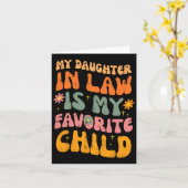 義理の子お気に入りのレトロ父の日パパ カード (黄色い花)