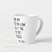 義理の弟が唯一の贈り物だ カフェラテマグ (右アングル)