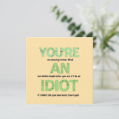 義理の弟、あなたは素晴らしい人間の贈り物 カード (スタンド正面)