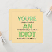 義理の弟、あなたは素晴らしい人間の贈り物 カード (正面/裏面インサイチュ)