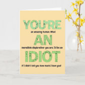 義理の弟、あなたは素晴らしい人間の贈り物 カード (黄色い花)