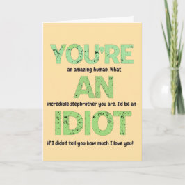 義理の弟、あなたは素晴らしい人間の贈り物 カード