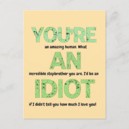 義理の弟、あなたは素晴らしい人間の贈り物 ポストカード