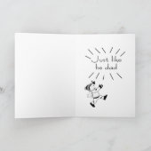 義理の息子が娘の良さを証明する誕生日 カード (内部)