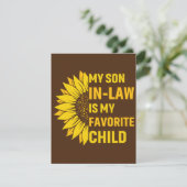 義理の息子が子お気に入りのだ サンキューカード (スタンド正面)