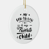 義理の息子が子お気に入りのだ セラミックオーナメント (右)