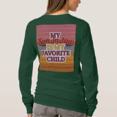 義理の息子が子お気に入りののTシャツ Tシャツ (裏面)