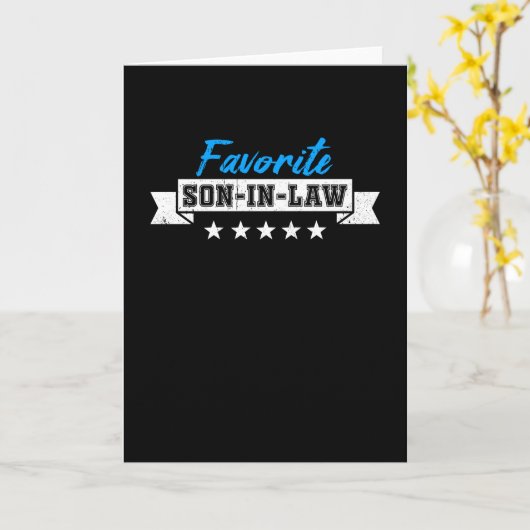 義理の息子が最高 カード (黄色い花)