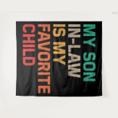 義理の息子が私のお気に入りの子 タペストリー (正面(横))