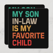 義理の息子が私のお気に入りの子 招待状 (正面/裏面)