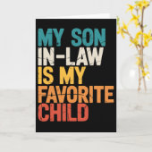 義理の息子が私の最も愛する子～母からの贈り物 カード (黄色い花)