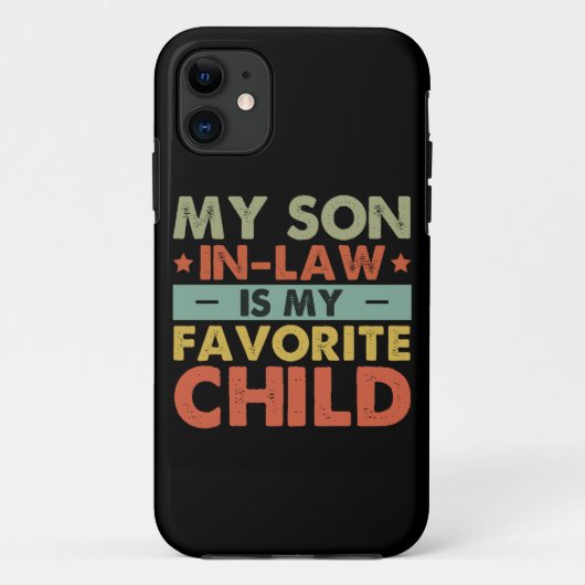 義理の息子が私の最も愛する子 - 面白い家族 Case-Mate iPhoneケース (裏面)