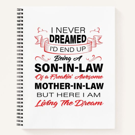 義理の息子であること ノートブック (正面)