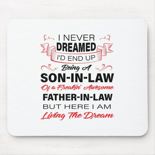 義理の息子であること マウスパッド (正面)