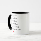 義理の息子で十分 Mug 面白い マグカップ (正面左)