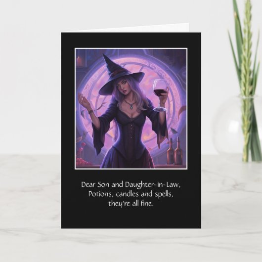 義理の息子と妻の娘 カード (正面)