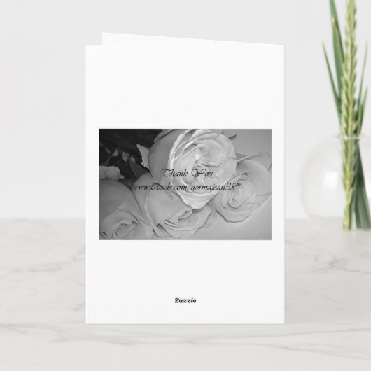 義理の息子と娘のためのバレンタインのカード シーズンカード (裏面)