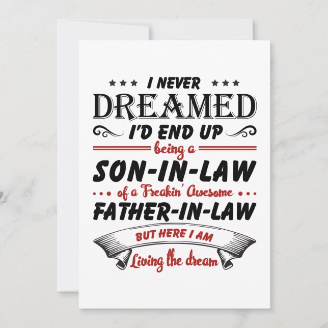 義理の息子になるとは夢にも思わなかった (正面)