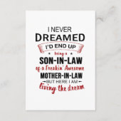 義理の息子になるとは夢にも思わなかった エンクロージャーカード (正面)