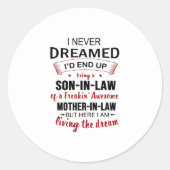 義理の息子になるとは夢にも思わなかった ラウンドシール (正面)