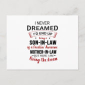 義理の息子になるとは夢にも思わなかった 案内ポストカード (正面)