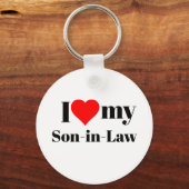 義理の息子のキーチェーンが大好き キーホルダー (正面)