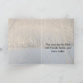 義理の息子のバースデー・カード カード (内部)