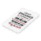 義理の息子のフリーキンになる夢も見たことがな素晴らしい」 マグネット (左側)