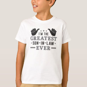 義理の息子のフレック誇りを持ったギフト最高のアイディア Tシャツ