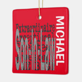 義理の息子の法外カスタム者 セラミックオーナメント (左)