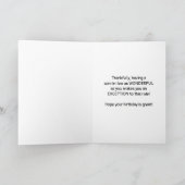 義理の息子の誕生日おもしろいは、アウトローのようなもの！ カード (内部)