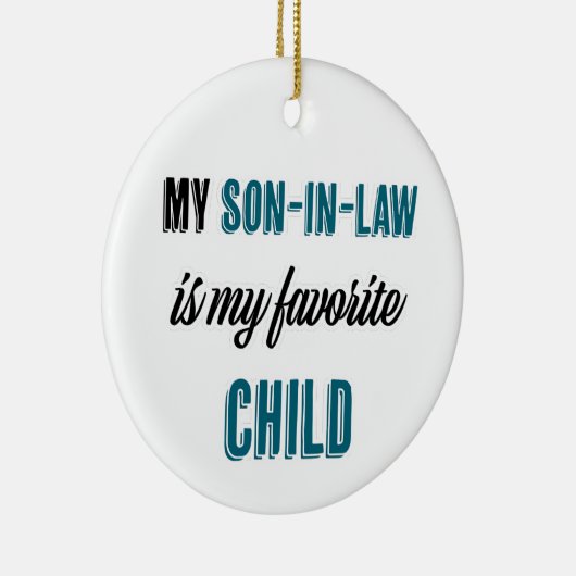 義理の息子は子お気に入りのだ セラミックオーナメント (右)