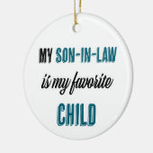 義理の息子は子お気に入りのだ セラミックオーナメント (左)