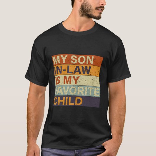 義理の息子は子お気に入りのだ Tシャツ (正面)
